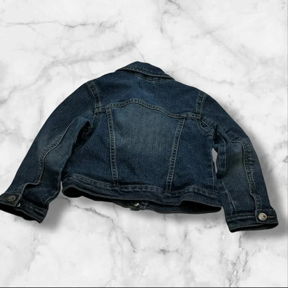 The Children's Place Girls Denim Jacket Size‎ 3T Classic Blue Jean Design